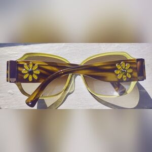 "Coach" {April S444} Striped Tortoise Sunglasses w/Case